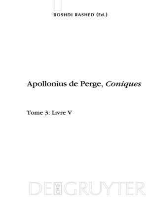 cover image of Livre V. Commentaire historique et mathématique, édition et traduction du texte arabe